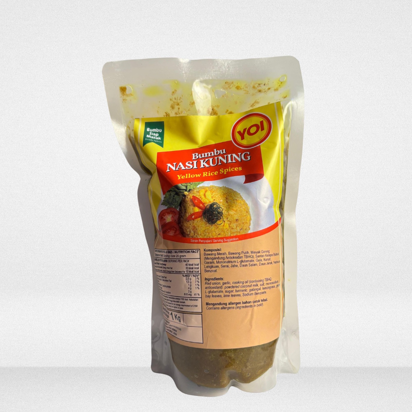 Bumbu Nasi Kuning Siap Masak YOI 1 Kg
